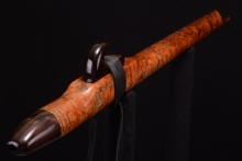 Madrone Burl Native American Flute, Minor, Mid G-4, #G20G